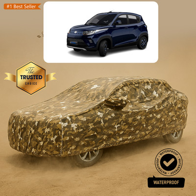 PAGORA Car Cover For Mahindra eKUV100 (With Mirror Pockets)(Yellow)