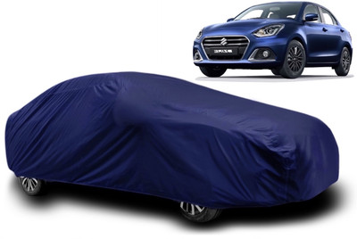 AXLOZ Car Cover For Maruti Suzuki Dzire (With Mirror Pockets)(Blue)