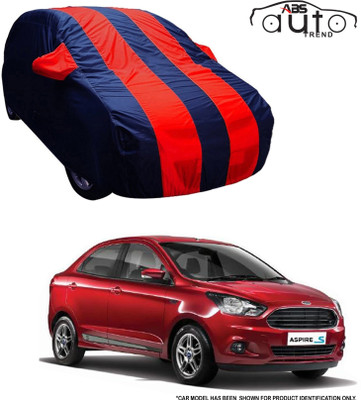 ABS AUTO TREND Car Cover For Ford Figo Aspire (With Mirror Pockets)(Red, Blue)