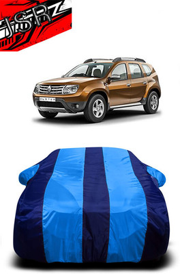J S R Car Cover For Renault Duster (With Mirror Pockets)(Blue)