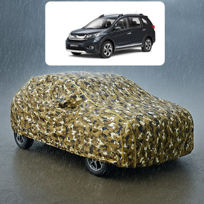 GOSHIV-car and bike accessories Car Cover For Honda BRV i-DTEC E MT (With Mirror Pockets)(Yellow)