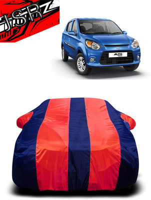 J S R Car Cover For Maruti Suzuki Alto 800 Std Optional (With Mirror Pockets)(Red, Blue)