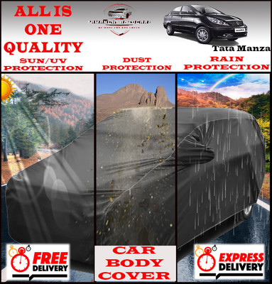 Tamanchi Autocare Car Cover For Tata Manza(Grey)