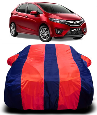 R Rayvin Star Car Cover For Honda Jazz (With Mirror Pockets)(Multicolor)