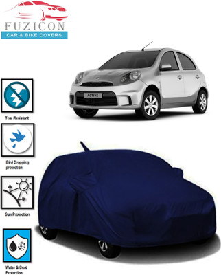 FUZICON Car Cover For Nissan Micra(Blue)