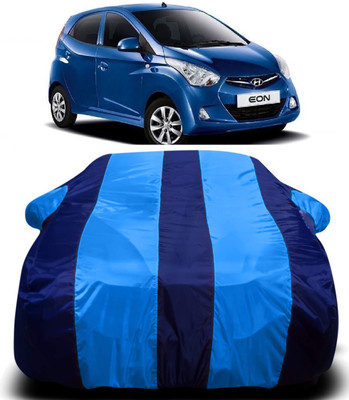 AUCTIMO Car Cover For Hyundai Eon (With Mirror Pockets)(Multicolor)