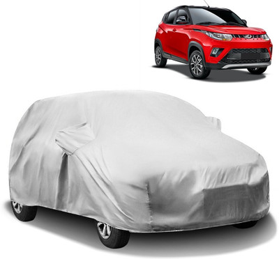 HMS Car Cover For Mahindra KUV100 (With Mirror Pockets)(Silver)