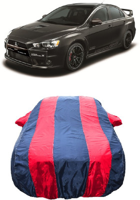 Wegather Car Cover For Mitsubishi Lancer Evolution (With Mirror Pockets)(Red)