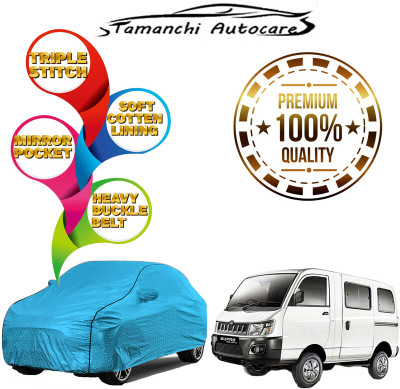 Tamanchi Autocare Car Cover For Mahindra Jeeto (With Mirror Pockets)(Blue)