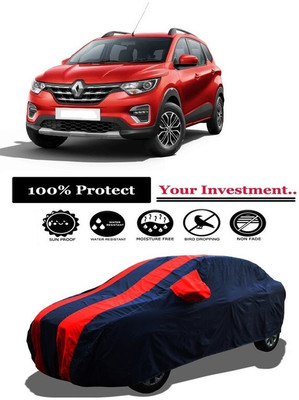 Amexride Car Cover For Renault Triber RXT Petrol (With Mirror Pockets)(Red)