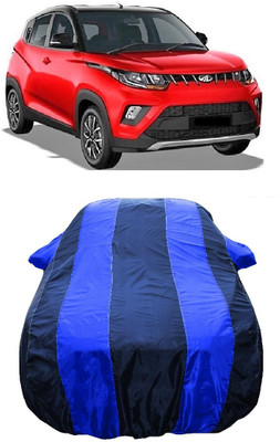 Wegather Car Cover For Mahindra KUV100 NXT D75 K8 Dual Tone Diesel (With Mirror Pockets)(Blue)