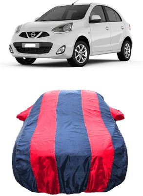 Wegather Car Cover For Nissan Micra XL (With Mirror Pockets)(Red)