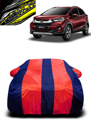 FRONCH Car Cover For Honda WRV Edge Edition i-DTEC S Diesel (With Mirror Pockets)(Red, Blue)