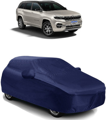 SUGASHRI Car Cover For Jeep Commander (With Mirror Pockets)(Blue)