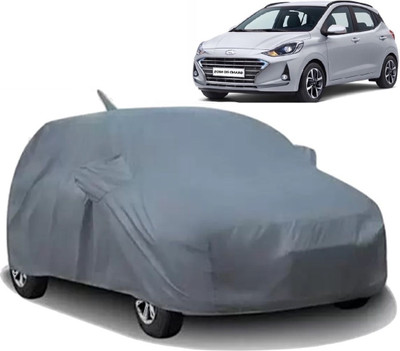 ALMICS Car Cover For Hyundai Grand i10 Nios (With Mirror Pockets)(Multicolor)