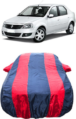 Wegather Car Cover For Mahindra Renault Logan (With Mirror Pockets)(Red)
