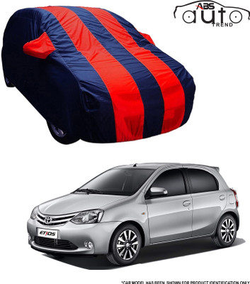 ABS AUTO TREND Car Cover For Toyota Etios (With Mirror Pockets)(Multicolor)