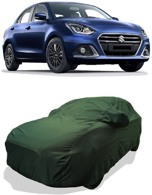 Coxtor Car Cover For Maruti Suzuki Swift Dzire (With Mirror Pockets)(Green)