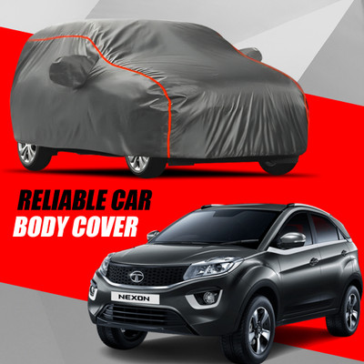 AXLOZ Car Cover For Tata Nexon (With Mirror Pockets)(Multicolor)