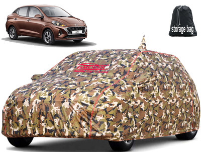 FAMEXON Car Cover For Hyundai Alcazar (With Mirror Pockets)(Green, For 2020, 2021, 2022, 2023, 2024 Models)
