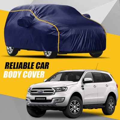 Swarish Car Cover For Ford Endeavour (With Mirror Pockets)(Multicolor)