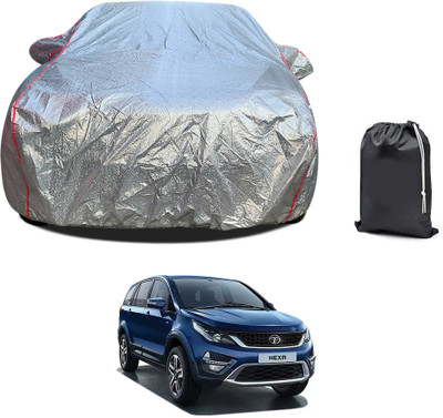 PAGORA Car Cover For Tata Hexa (With Mirror Pockets)(Silver, For 2019, 2020, 2021, 2022, 2023 Models)