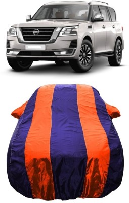 Wegather Car Cover For Nissan Patrol (With Mirror Pockets)(Orange)