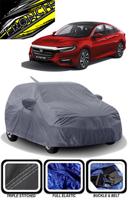 FRONCH Car Cover For Honda Civic, Civic 1.8S ivtec (With Mirror Pockets)(Grey)