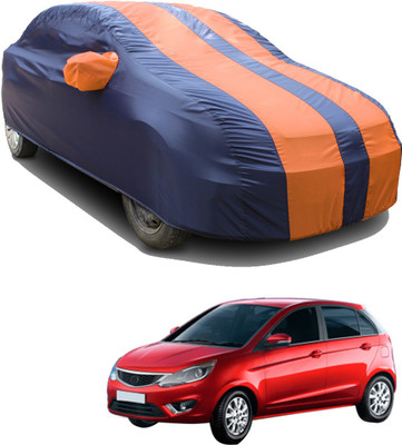 SS FOR YOUR SMART NEEDS Car Cover For Tata Bolt (With Mirror Pockets)(Orange, Blue)