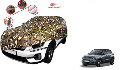 Auto Oprema Car Cover For Tata Punch (With Mirror Pockets)(Green)