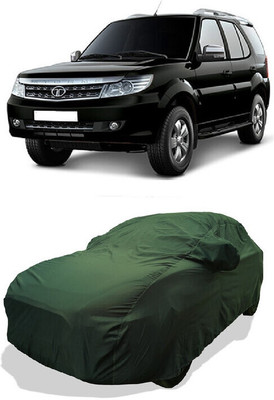 Coxtor Car Cover For Tata Safari Storme (With Mirror Pockets)(Green)