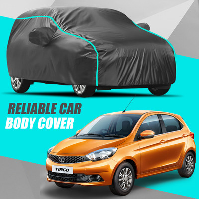 R Rayvin Star Car Cover For Tata Tiago (With Mirror Pockets)(Multicolor)