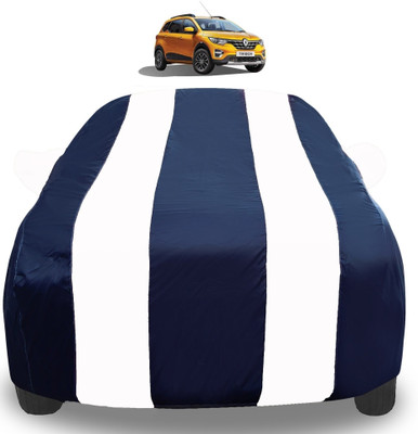 Auto Hub Car Cover For Renault Triber (With Mirror Pockets)(White)