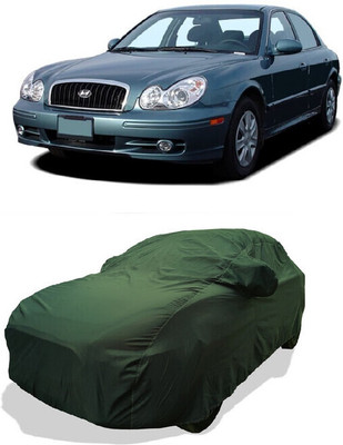 Coxtor Car Cover For Hyundai Sonata 2.7i (With Mirror Pockets)(Green)