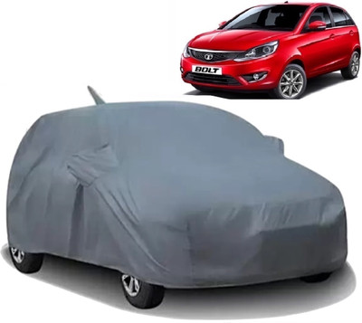 AXLOZ Car Cover For Tata Bolt (With Mirror Pockets)(Grey)