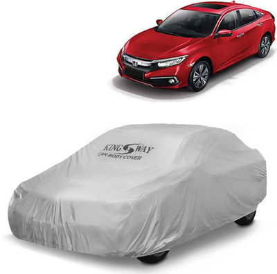 Kingsway Car Cover For Honda Civic (Without Mirror Pockets)(Silver, For 2019, 2020 Models)