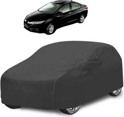 Caronix Car Cover For Honda City i-Vtec (With Mirror Pockets)(Grey)
