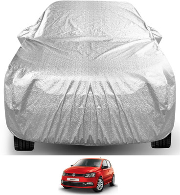 Auto Hub Car Cover For Volkswagen Polo GT (With Mirror Pockets)(Silver)