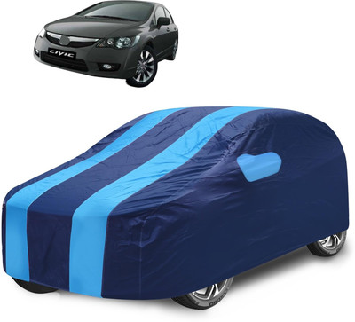Caronix Car Cover For Honda Civic (With Mirror Pockets)(Blue)
