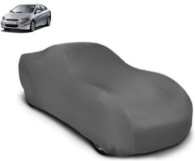 Aicc Car Cover For Hyundai Verna (Without Mirror Pockets)(Grey)
