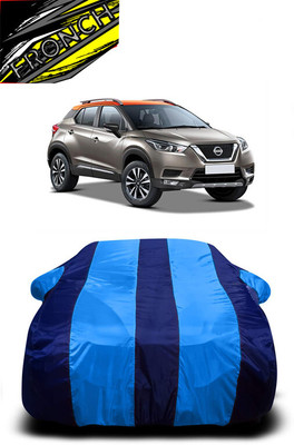FRONCH Car Cover For Nissan Kicks (With Mirror Pockets)(Blue)