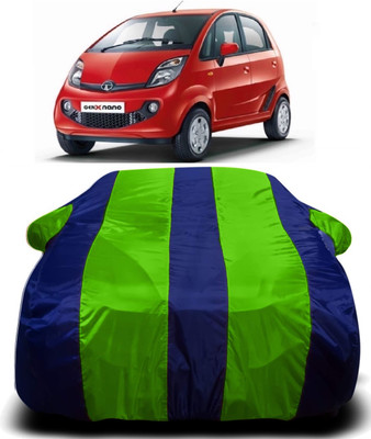 R Rayvin Star Car Cover For Tata Nano (With Mirror Pockets)(Multicolor)