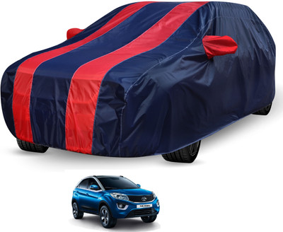 Auto Hub Car Cover For Tata Nexon (Without Mirror Pockets)(Blue, Red, For 2018 Models)