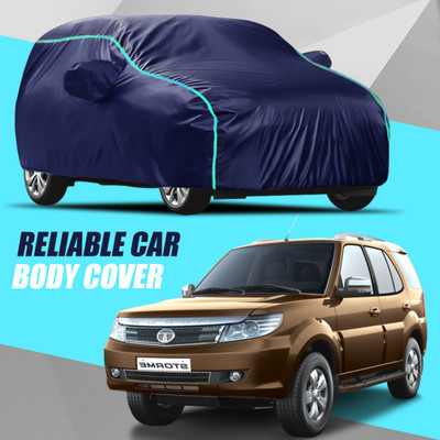 AXLOZ Car Cover For Tata Safari Storme (With Mirror Pockets)(Multicolor)
