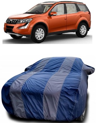 DIGGU Car Cover For Mahindra XUV500 W6 1.99 mHawk (With Mirror Pockets)(Grey, Blue)