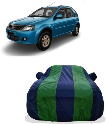 Tricway Car Cover For Mahindra E Verito D6 (With Mirror Pockets)(Green)