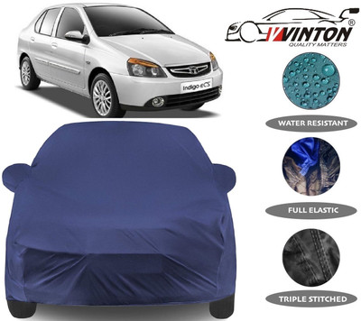 V VINTON Car Cover For Tata Indigo eCS (With Mirror Pockets)(Blue)