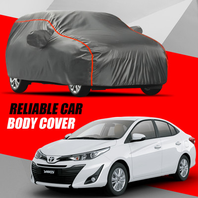 KULTEX Car Cover For Toyota Yaris (With Mirror Pockets)(Multicolor)