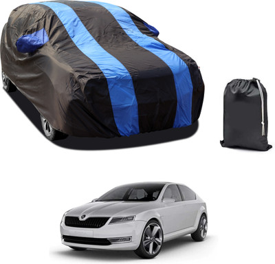 CODOKI Car Cover For Skoda Laura (With Mirror Pockets)(Blue)