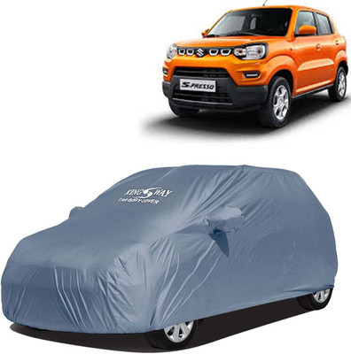 Kingsway Car Cover For Maruti Suzuki S-Presso (With Mirror Pockets)(Grey, For 2019, 2020, 2021, 2022, 2023, 2024 Models)